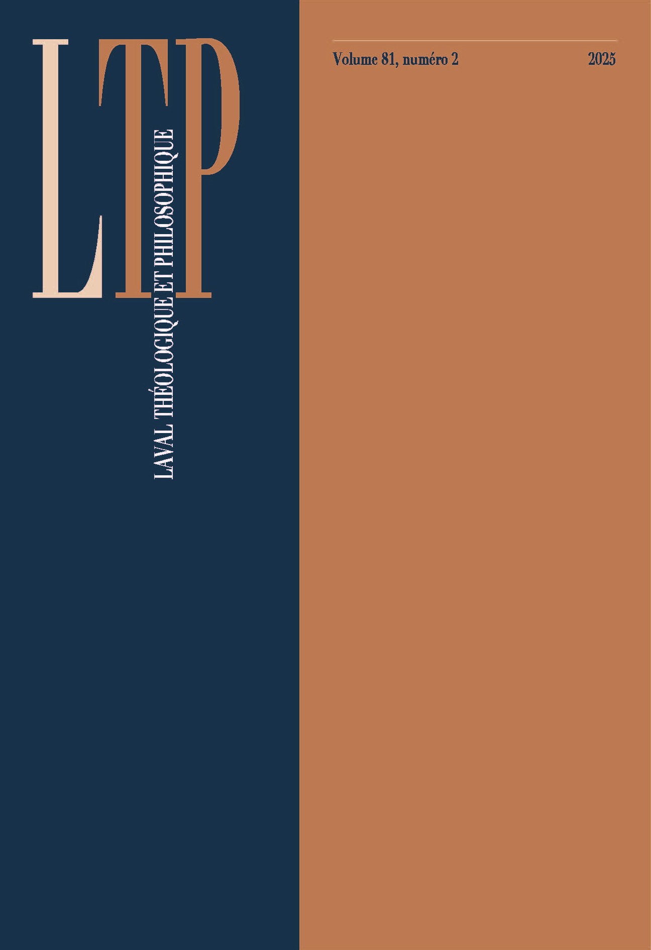 					Afficher Vol. 81 No. 2 (2025): Articles hors thème
				